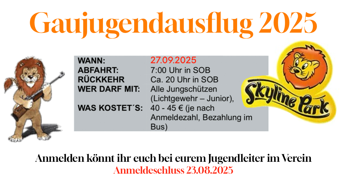 Bild Gaujugendausflug 2025 Neu