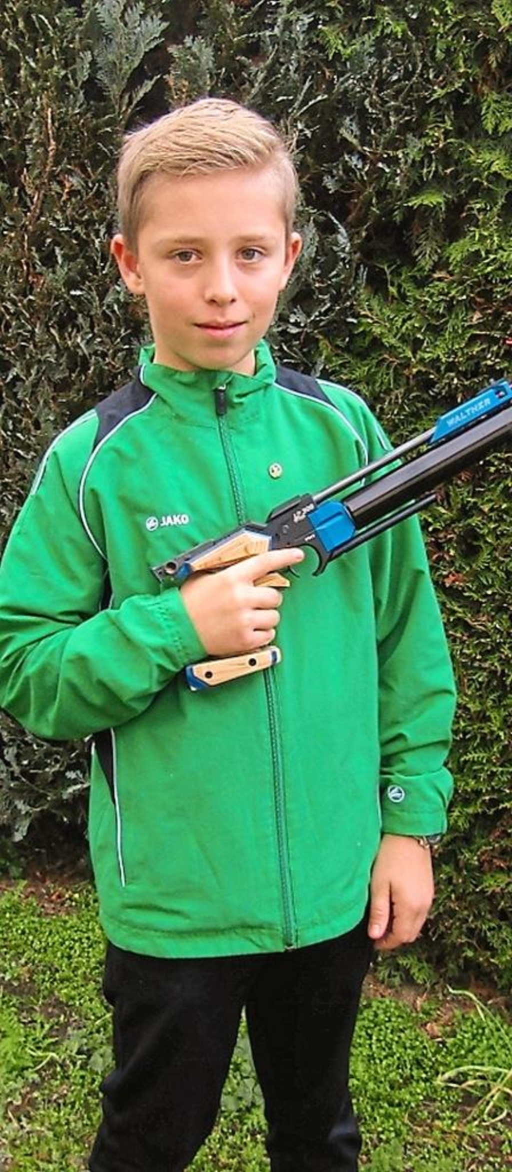 Ganz groß im Wettbewerb mit der Luftpistole: Simon Gärtner (Sportschützen Peutenhausen III) lieferte in der F-Klasse 344 Ringe ab.